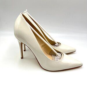 Marc Fisher Size‎ 9 Codie Ivory Off-White Patent Stiletto Heels Pumps Shoes